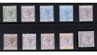 SG43-52. 1891 Set of 10. Superb fresh mint...