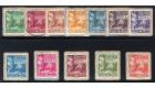 SG153-164. 1921 Set of 12. Set superb fine used on piece...