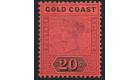 S25w. 1894 20s Dull mauve and black/red. 'Watermark Inverted'. U