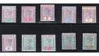 SG26-34. 1898 Set of 10. Choice superb fresh mint...