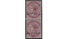 SG32. 1898 2 1/2 on 1a Plum. Post Office fresh U/M mint pair...