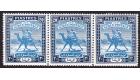 SG110a. 1948 20p Pale blue and deep blue. U/M strip of three...