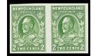 SG223a. 1932 2c Green. 'Imperforate Pair'. Brilliant U/M mint...