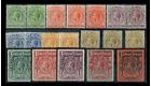 SG60-69. 1912 Set with several extra shades...