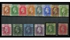 SG69-83 1921 Set of 14. Choice superb fine used...