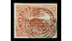 SG18. 1857 3d Red. Very fine used...