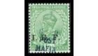 SG M34. 1915 1/2a Light green. Superb fresh mint...