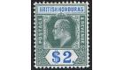 SG92. 1907 $2 Grey-green and blue. Brilliant fresh mint...