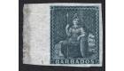 SG5b. 1852 (No value) Deep slate. Superb fresh mint marginal...