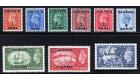 SG71-79. 1950 Set of 9. Post Office fresh U/M mint...