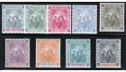 SG116-124. 1897 Set of 9. Choice superb fresh mint...