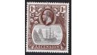 SG18c. 1924 1/- Grey-black and brown. "Cleft Rock". Brilliant fr