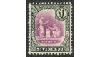 SG120. 1913 £1 Mauve and black. Superb fresh mint...