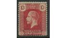 SG67. 1921 10/- Carmine/green. Superb U/M mint...