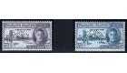 SG164s-165s. 1946 Set of 2 'SPECIMEN'. Btrilliant fresh U/M mint