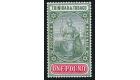 SG156. 1918 £1 Grey-green and carmine. Brilliant fresh well cen