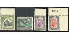 SG160-163. 1938 18pi to £1. Brilliant fresh U/M mint...