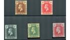 SG60-67. 1921 Set of 5. Choice superb fresh mint...