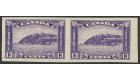 SG325var. 1932 13c Bright violet 'Imperforate Pair'. U/M mint...