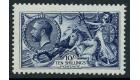 SG402. 1913 10/- Indigo-blue. Brilliant fresh well centred...