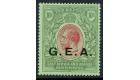 SG60a. 1917 10r Red and green/emerald back. Lovely fresh mint wi