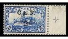 SG B11a. 1915 2s on 2m Blue. "s" Inverted. Superb fresh mint mar