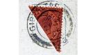 SG57a. 1905 1d Dull purple/red. 'BISECT'. Gorgeous picture postc