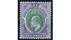 SG20. 1903 £1 Green and violet. Brilliant fresh mint...