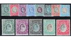 SG17-30. 1904 Set of 13. Very fine mint...