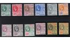 SG259-269. 1913 Set of 11 (plus 96c shade). Superb fresh mint...