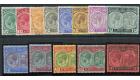 SG24-36. 1920 Set of 13. Choice superb fine used...