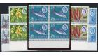 SG408-412. 1967 Set of 5. Post Office fresh U/M blocks of 4...