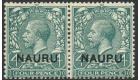 SG8a. 1916 4d Slate-green. "NAUP.U" Error. Very fine mint, in pa