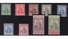 SG206-215. 1921 Set of 9. Superb mint...