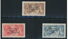 SG17-21. 1922 Set of 3. Superb mint...