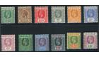 SG86-100a. 1921. Set of 12. Superb fresh mint...