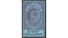 SG54. 1903 8/- Dull purple and black/blue. Superb fresh well cen