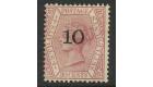 SG34. 1880 10 on 30c Claret. Extremely fine mint...