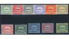 SG8-17. 1908 Set of 11. Superb fresh mint...