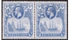 SG14c. 1924 3d Blue. 'Cleft rock'. Superb fresh mint in pair...