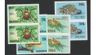 SG528-31var. 1986 Insects Set 'Imperforate Pairs'...