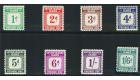 SG D1-D8. 1940 'Dues' Set of 8. Post Office fresh U/M mint...