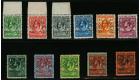 SG116s-126s. 1929 Set of 11. A superb 'SPECIMEN' set...