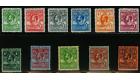 SG116-126. 1929 Set of 11. All superb fresh mint...