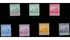 SG135-144. 1905 Set of 7. Superb fresh mint...