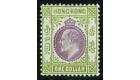 SG86. 1904 $1 Purple and sage-green. Superb fresh...