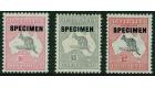 SG136s-138s. 1931 Set of 3. A delightful set of...