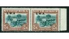 SG65ba. 1927 2/6 Green and brown. Without Stop After "A". Very f