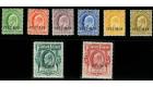 SG43s-50s. 1904 Set of 8 'SPECIMEN'. Superb fresh mint...