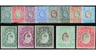 SG17-30. 1904 Set of 13. A superb mint set...